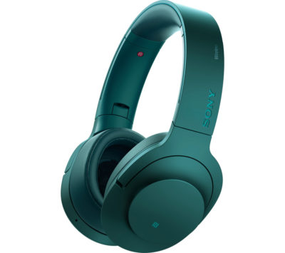 SONY  MDR100ABNL Wireless Bluetooth Noise-Cancelling Headphones - Blue